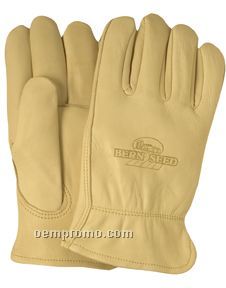 Kid's & Adult Unlined Premium Grain Cowhide Leather Gloves (S-2xl)