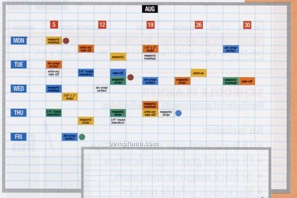 Magnetic Planning Board (36