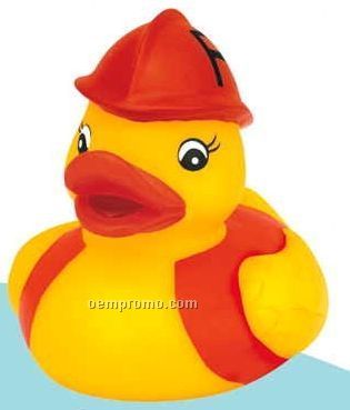 Rubber Brave Fireman Duck