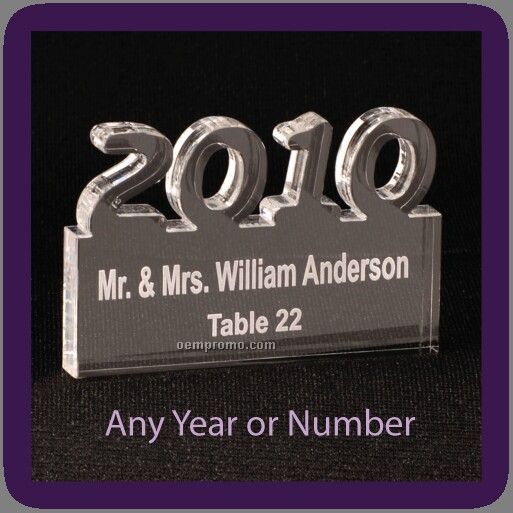 Table Seating Placecards Custom Engraved, Any Number Approx. Size 3" X 4"