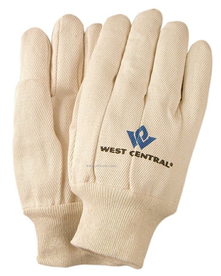 Men's 12 Oz. 100% Cotton Canvas Oilfield Gloves (Small/ Large)