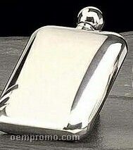 Stainless Steel Chrome Plated Rounded Flask
