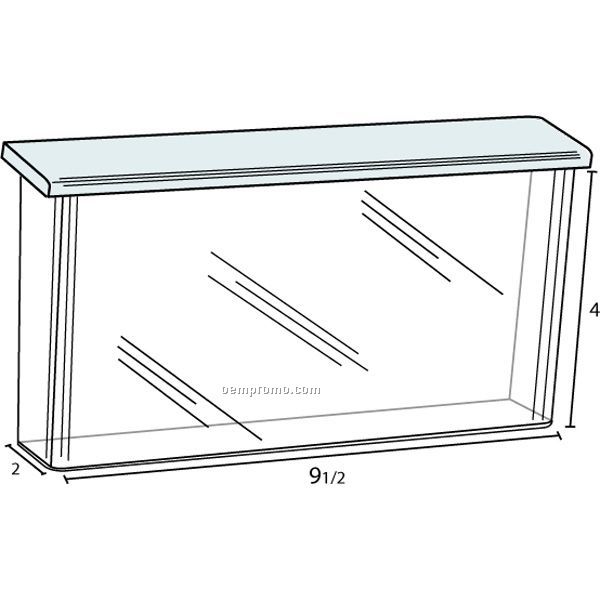 Flip Top Outdoor Box For 9'' Wide X 4'' High Take One Brochures