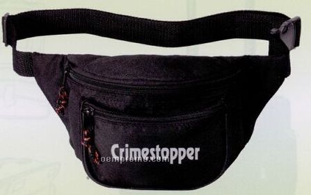 Recycled 3-pocket Fanny Pack