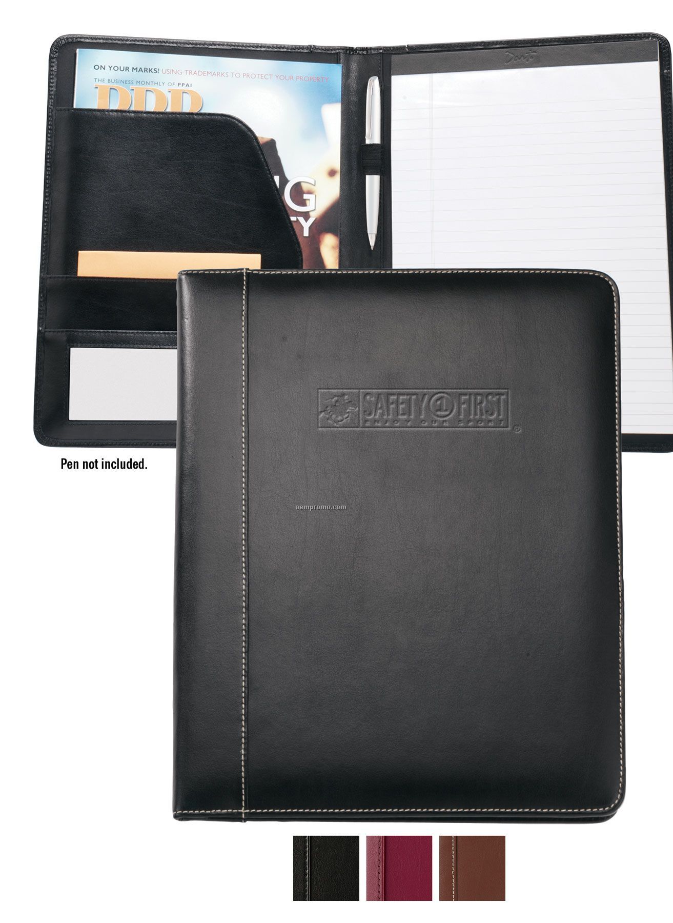 Accent Leather Desk Folder