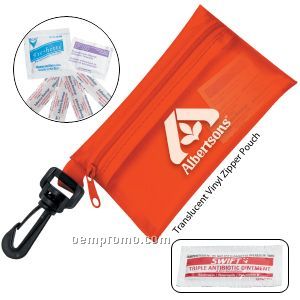 Take-a-long First Aid Kit #2 W/ Triple Antibiotic Ointment & Vinyl Pouch