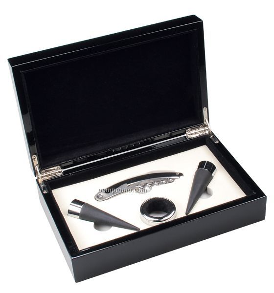 Wine Gift Set With High Gloss Finish