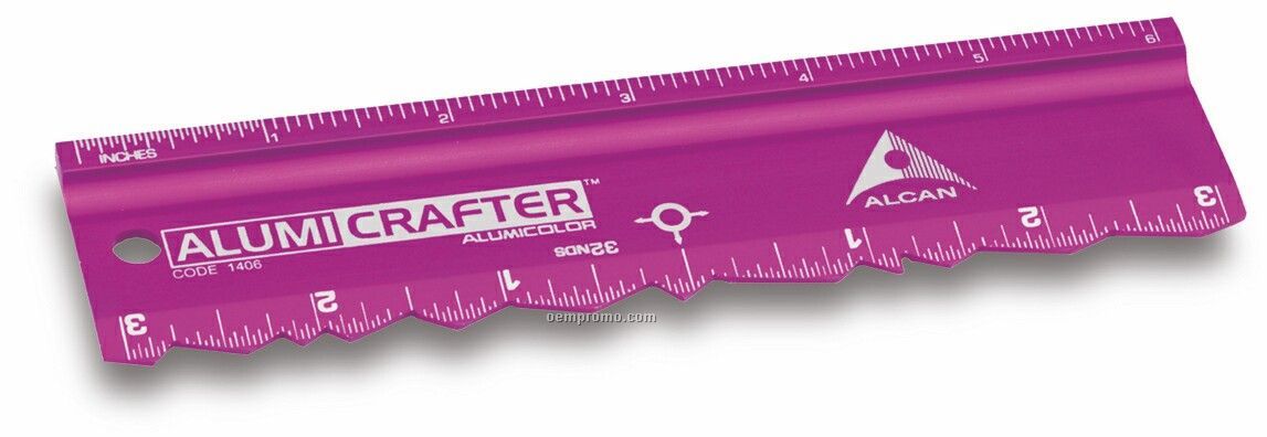 6" Alumicrafter Ruler