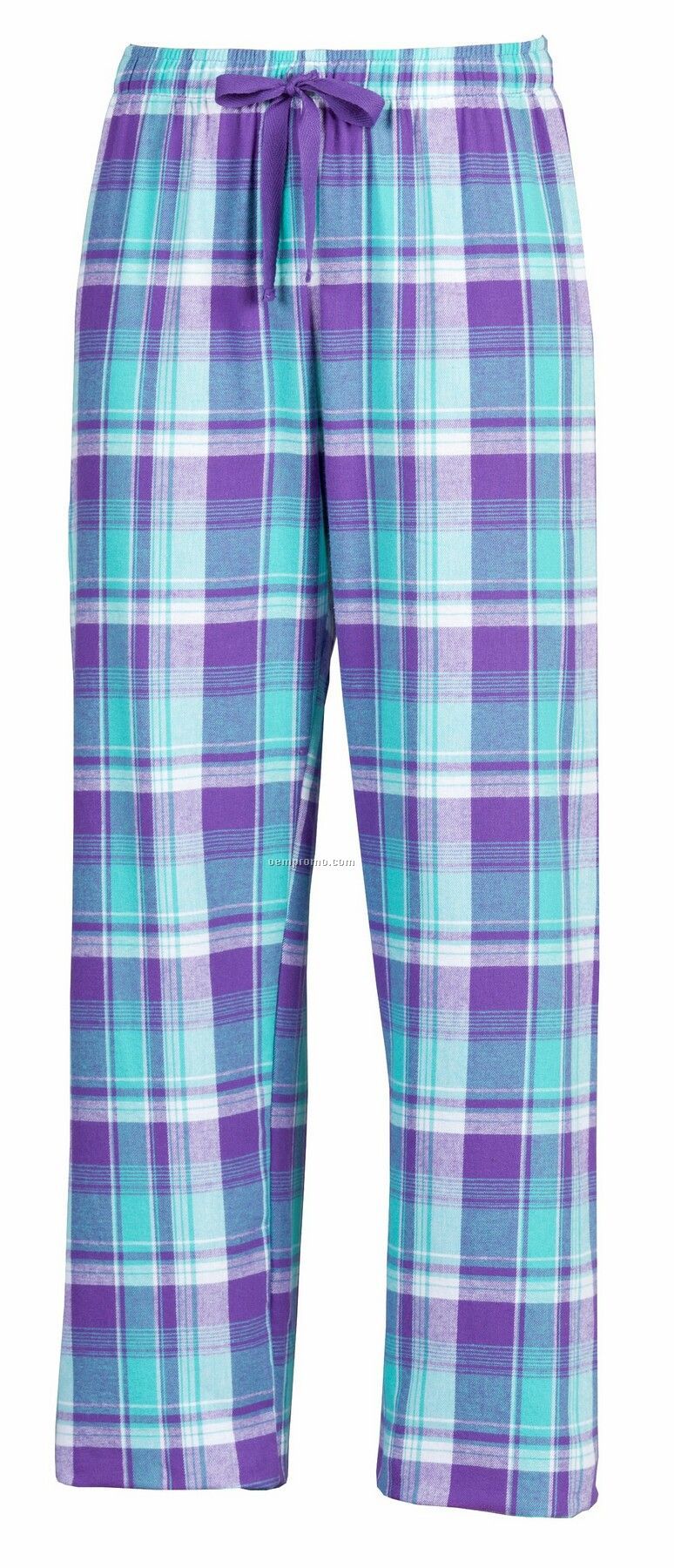 Adult Be Jeweled Flannel Pant With Tie Cord