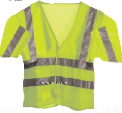 Hi Visibility Short Sleeve Mesh Vest (Regular) (M-6xl)