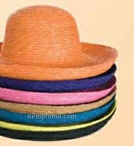 Ladies Colored Straw Hat