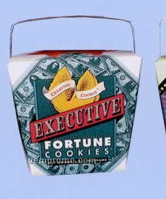 Stock Design Fortune Cookie Box W/ Bow - Executive