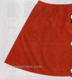 Girl's A Line Solid Cheer Skirt (S-xl)