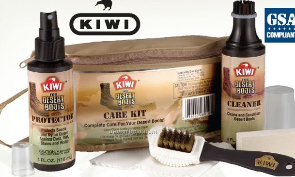 Kiwi Desert Boot Shoe Shine Care Kit