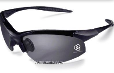 Rad-infinity Black Frame Radians Safety Glasses W/ Clear Lens