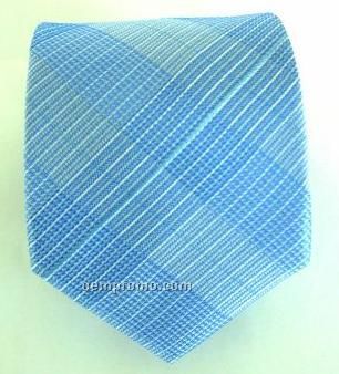 Silk Necktie - Summer Tonal Plaid