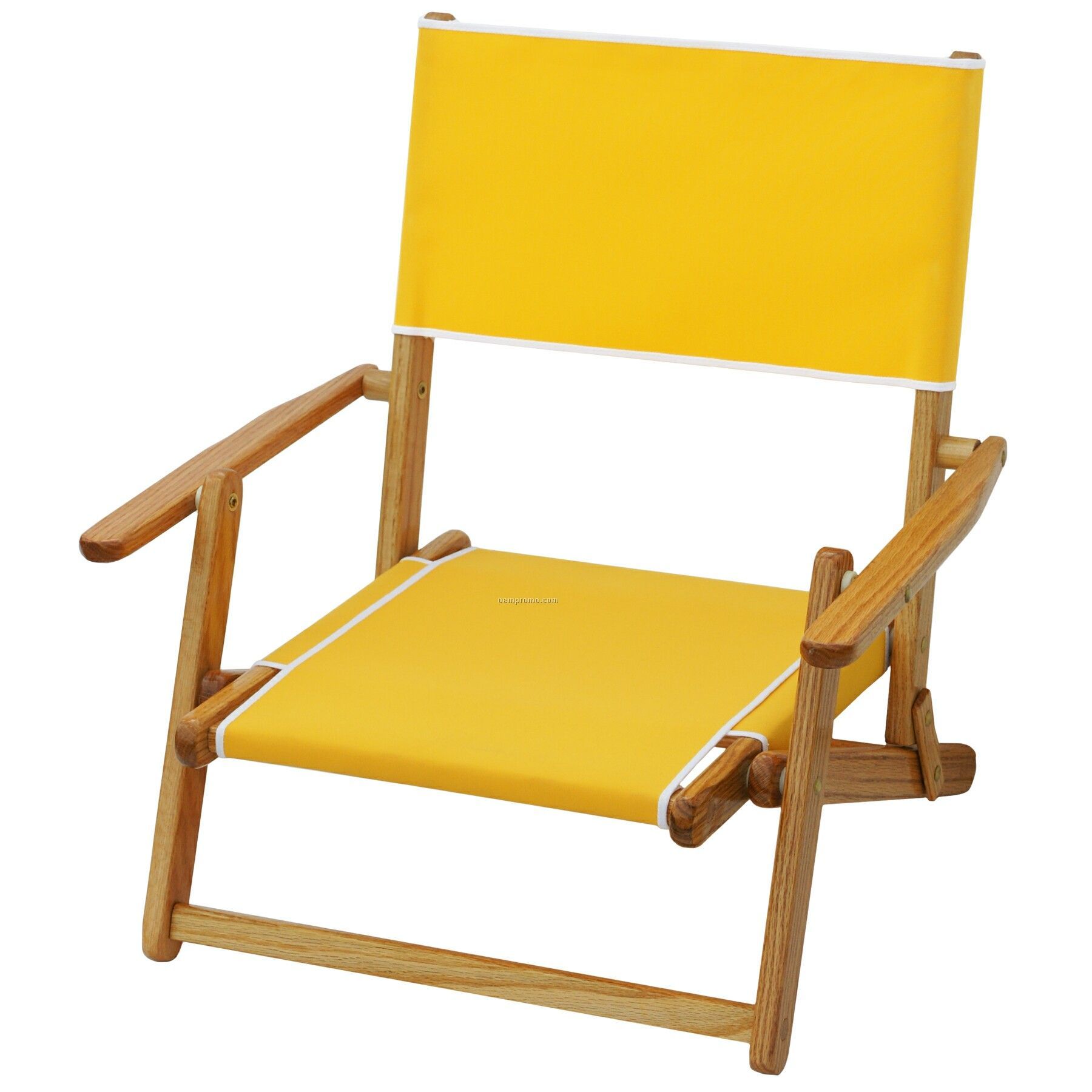 Us Made Deluxe Folding Solid Oak Hardwood Frame Sand Chair