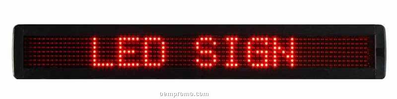 26" Red Programmable Semi-outdoor LED Sign