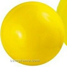 6" Inflatable Solid Yellow Beach Ball