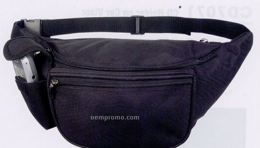 Fanny Pack W/ Large Outer Zippered Pocket
