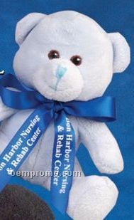 Q-tee Collection Stuffed Baby Blue Bear
