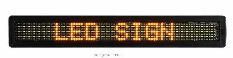 26" Amber Semi-outdoor LED Sign