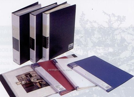6 Page Custom Presentation Book With Opaque Black Cover