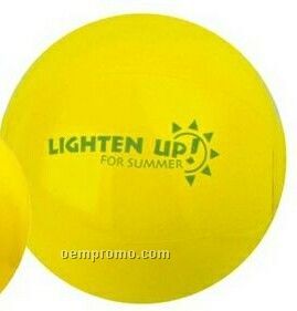 9" Inflatable Solid Yellow Beach Ball