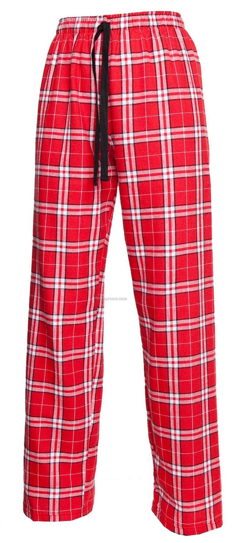 Adult Team Pride Flannel Pant In Red & White Plaid