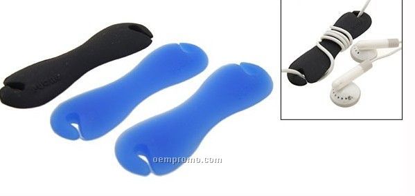 Environmental Silicone Dogbone Earphone Cable Winder