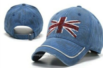 Stock Cap With British Flag