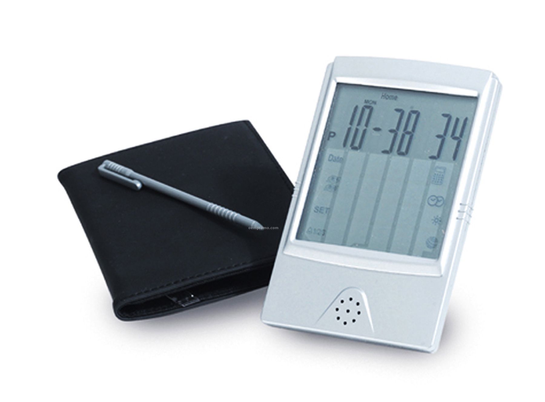 Touch Screen Travel Alarm Clock & Calc.