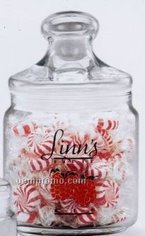 24 Oz. Candy Jar With Knob Lid