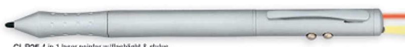 4-in-1 Laser Pointer Pen With Stylus & Flashlight