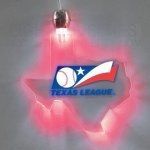 Texas Light Up Pendant Necklace W/ Amber Yellow LED