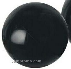 6" Inflatable Solid Black Beach Ball