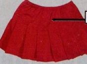 Adult Solid Knife Pleated Skirt W/ Yoke Covered Elastic Waistband (S-xl)