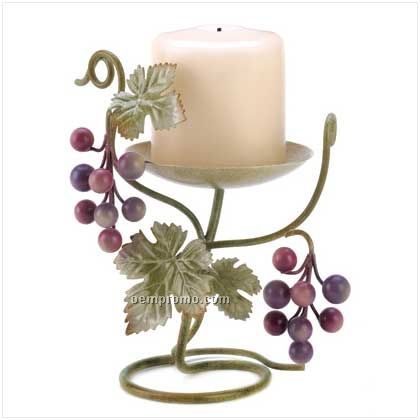 Grapevine Pillar Candle Stand