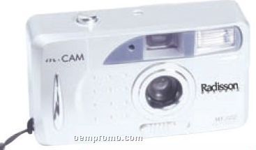 Motorized 35mm Camera W/ Flash, Film & Case