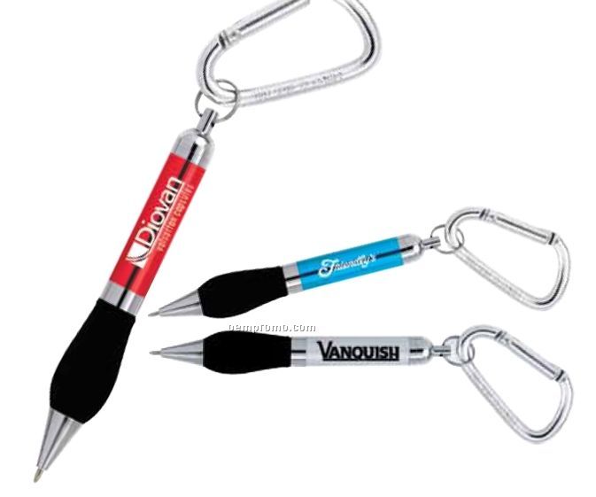 The Clipper Pen With Carabiner Clip