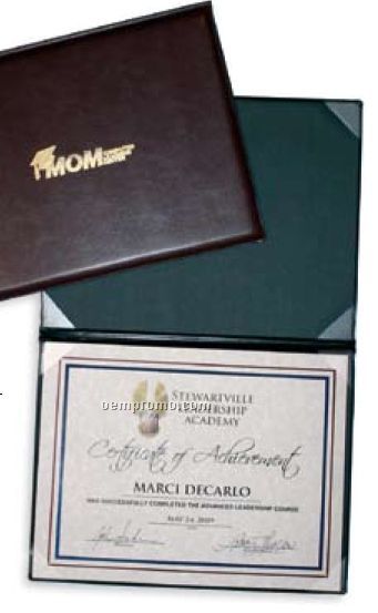 Executive Vinyl Certificate/ Diploma Folder (11 1/2"X8 7/8")