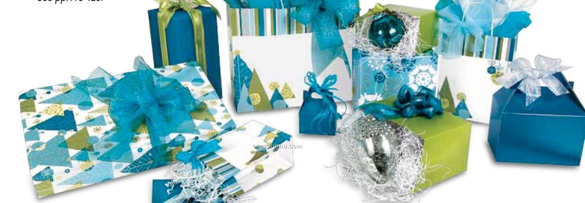 Shimmer Frost Peacock Gift Card Folder Coordinate