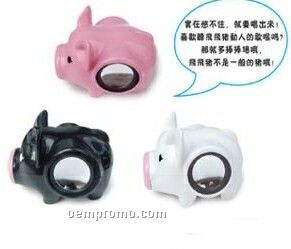 12cmx9cmx8-3/4cm Flying Pig Speaker
