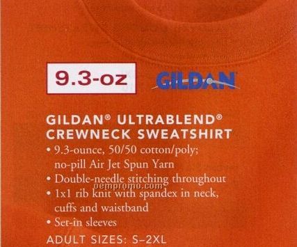 Gildan 9.3 Oz. Ultra Blend Crewneck Sweatshirt (White)