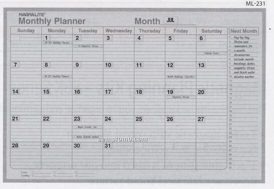 Monthly Planning Board Kit (24