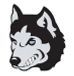Stock Husky Dog Mascot Chenille Patch