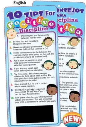 A Parent's Guide To Positive Discipline Glancer (English/ Spanish)