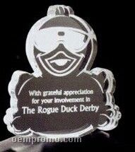 Acrylic Paperweight Up To 12 Square Inches / Toy Duck
