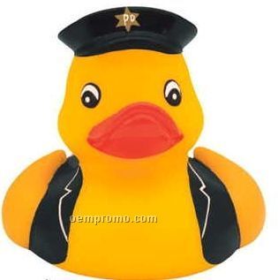 Rubber Courageous Cop Duck