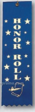 Stock Award Ribbon (Pinked Top) - Honor Roll